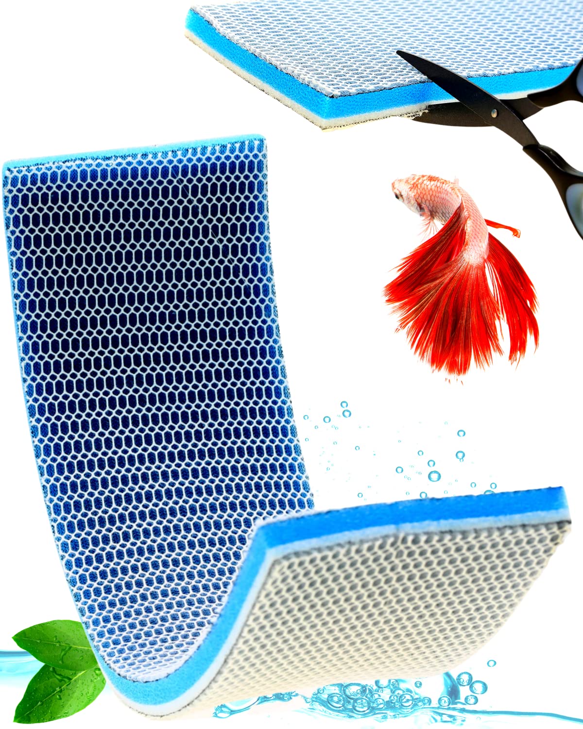 Qpets® 4Pcs Aquarium Honeycomb Filter Qpets® 4Pcs Aquarium Honeycomb Filter
